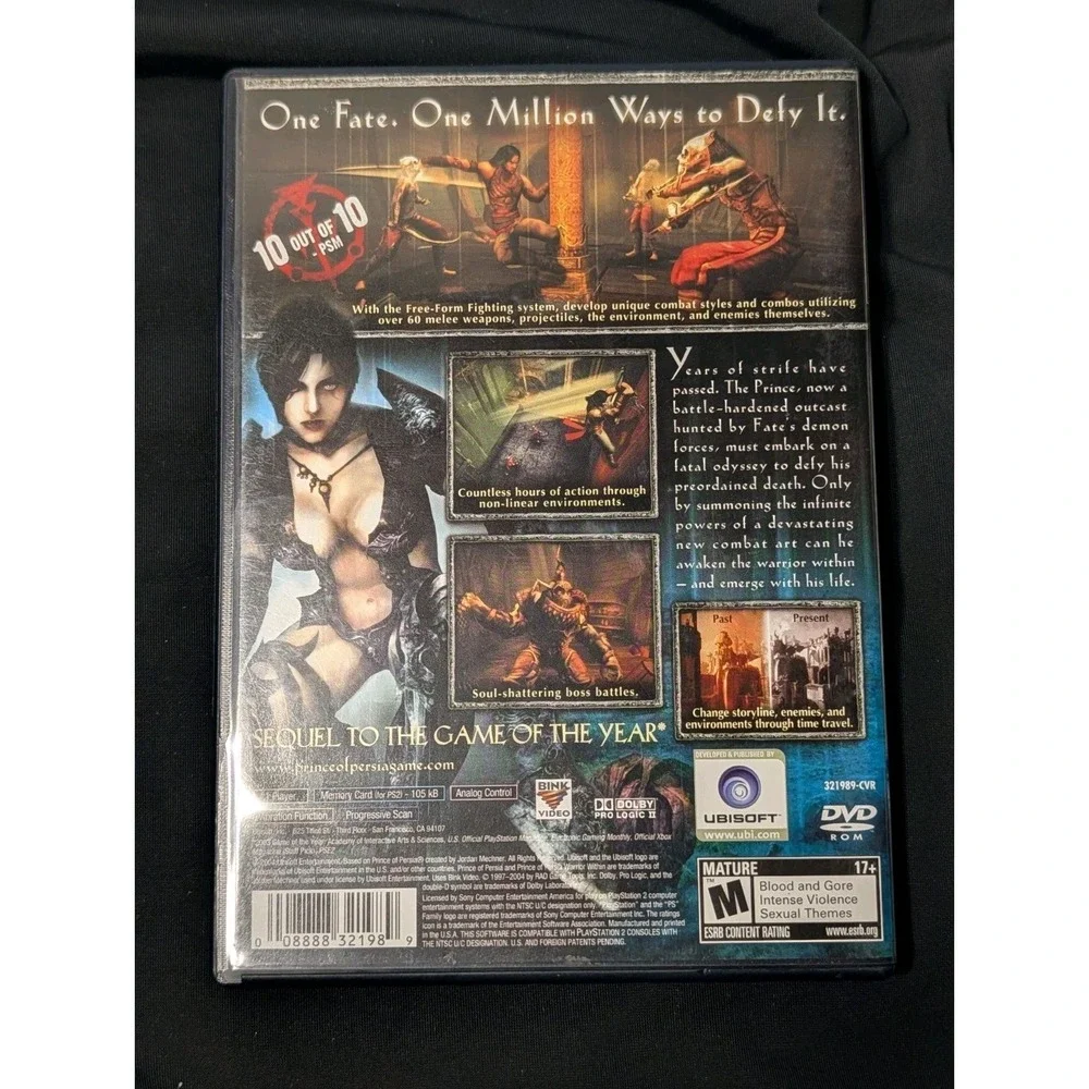 Prince of Persia: Warrior Within (PS2, 2004) - Complete in Box (CIB)